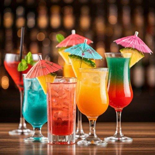 Fancy Cocktail, Mocktail & Juice Glasses